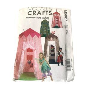 McCall's M5827 Pattern Children's Canopy Tent Princess Pirate